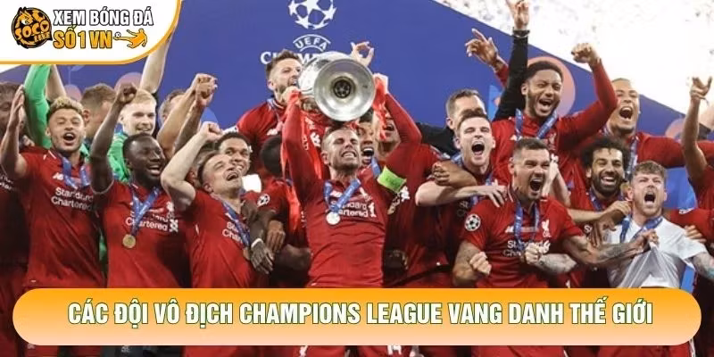 Các Đội Vô Địch Champions League Vang Danh Thế Giới
