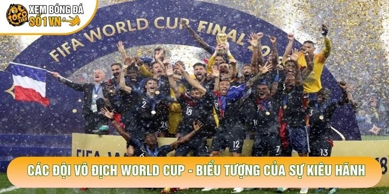 Các Đội Vô Địch World Cup – Biểu Tượng Của Sự Kiêu Hãnh